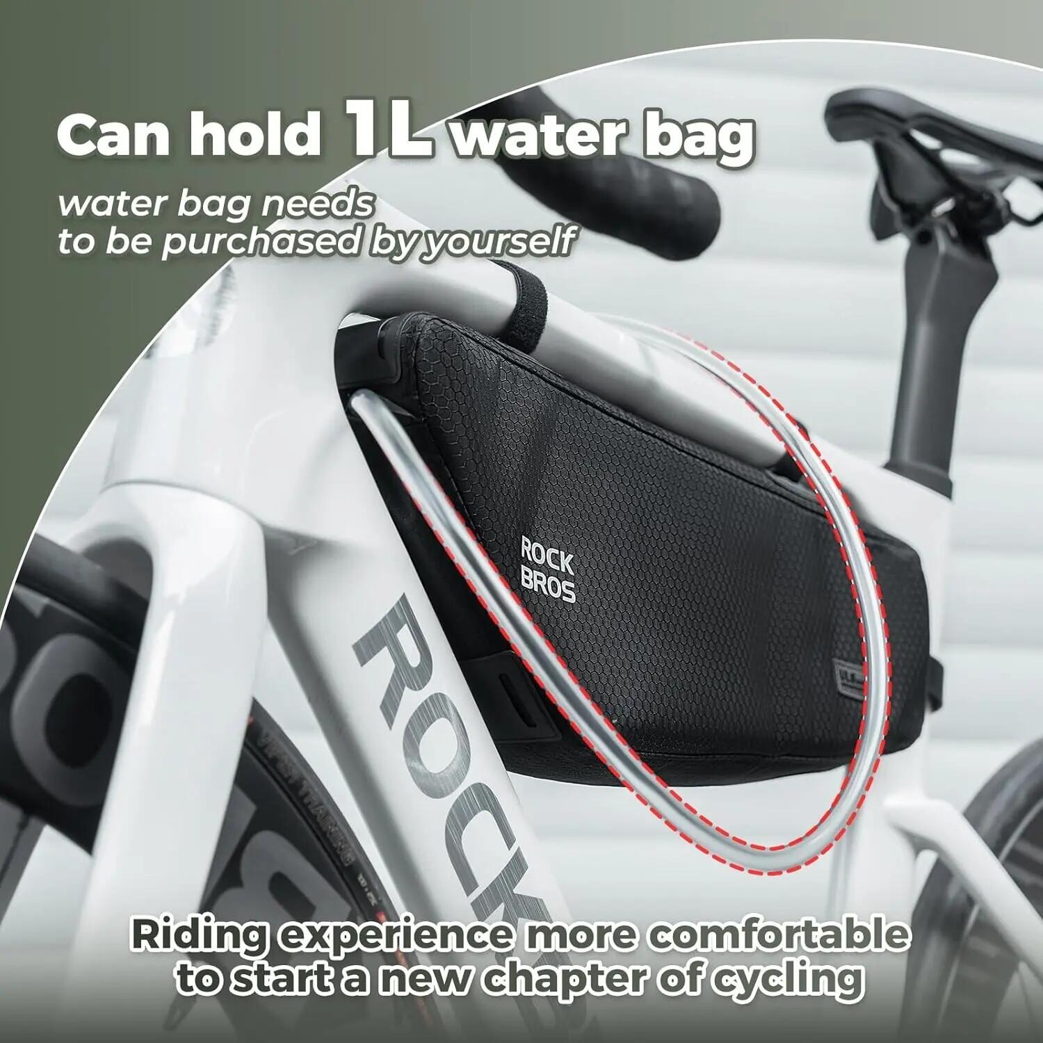Sacoche de cadre 2,9L déperlante pour vélo et VTT 4/7