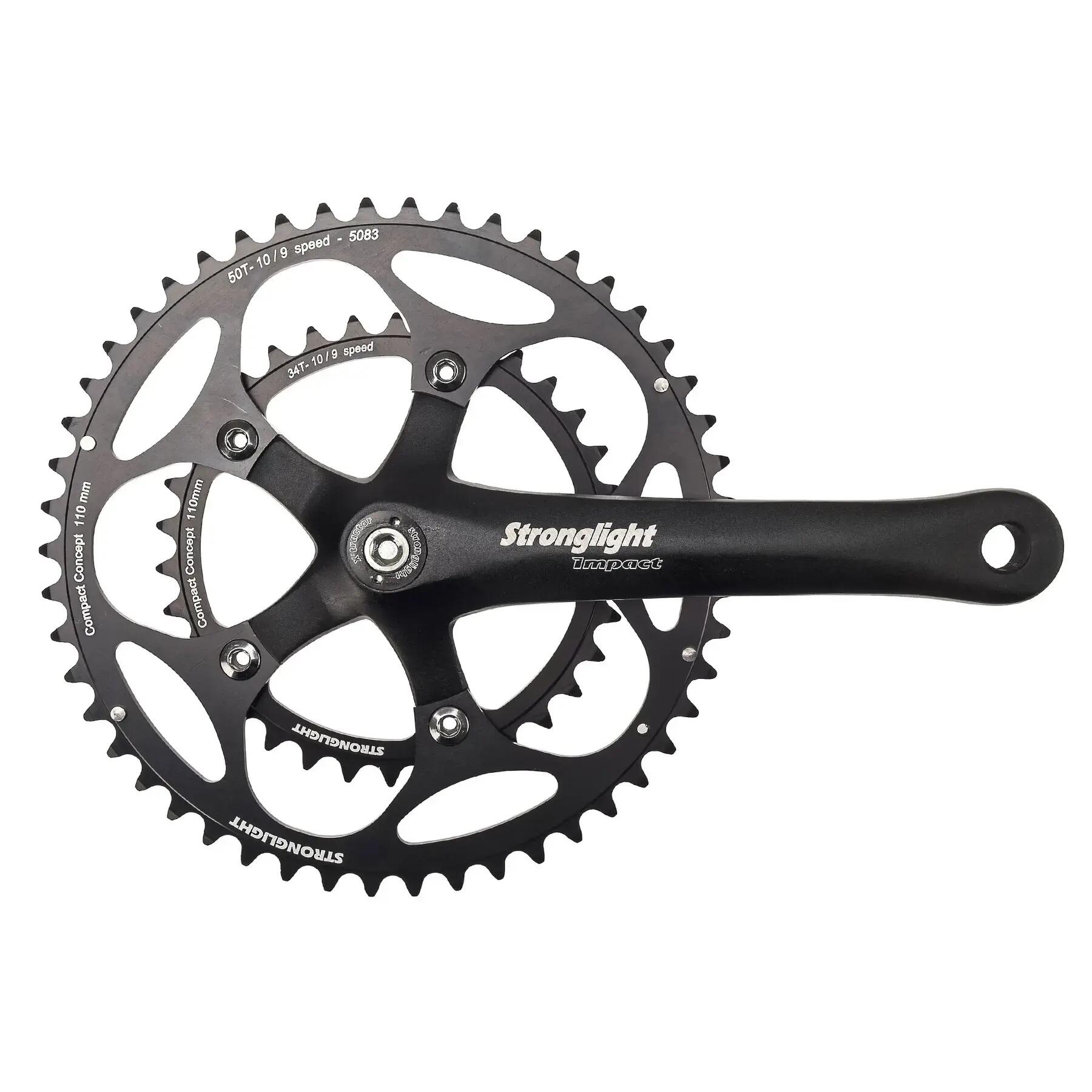 Pédalier route Stronglight Impact 9-10V. 172.5 mm 50-34 8V. 2/2