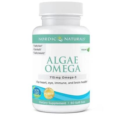 Essentiële vetzuren hersenen, geheugen en concentratie algae omega 60 pcs