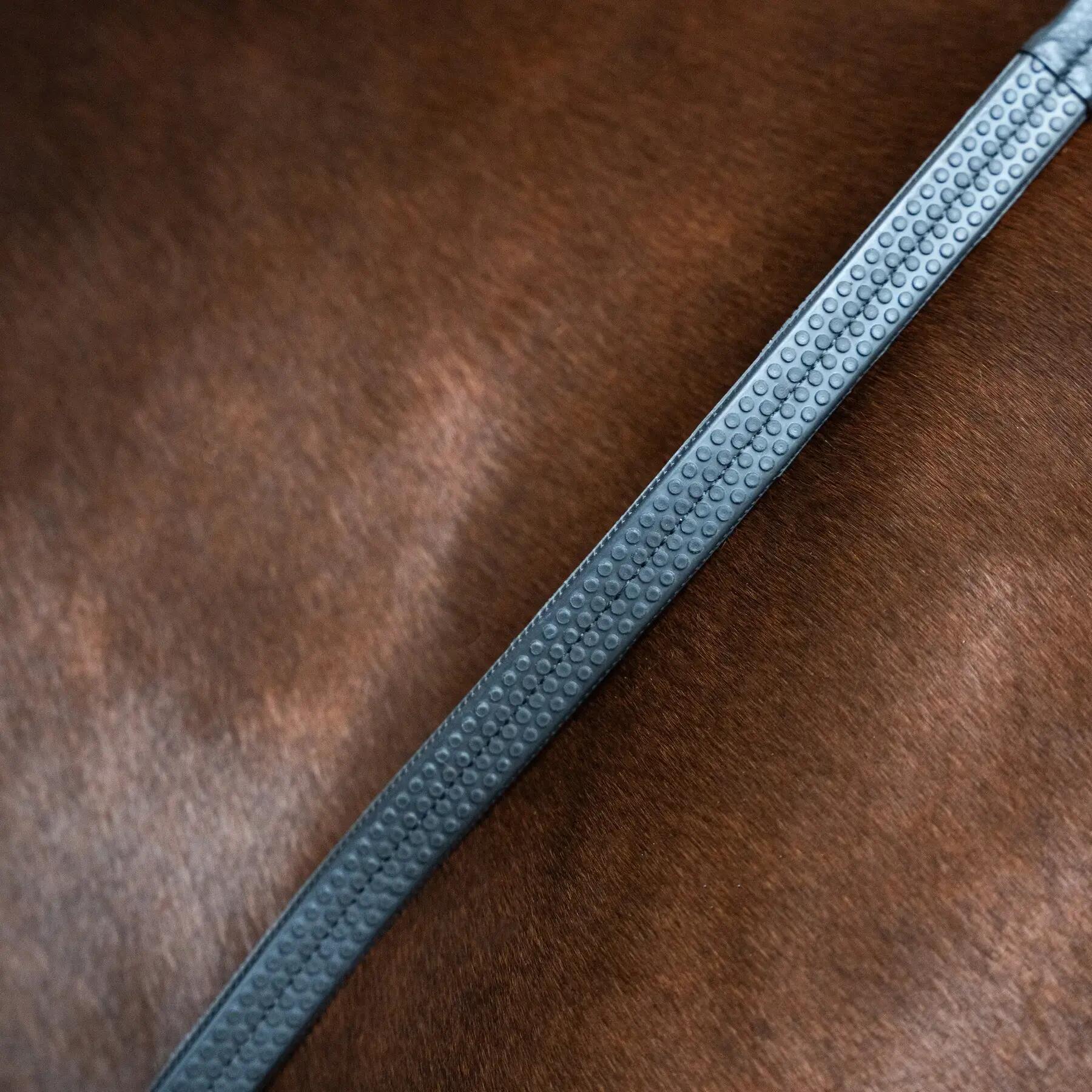 Gummizügel mit Nylon-Einsatz für Pferde Imperial Riding 2/4
