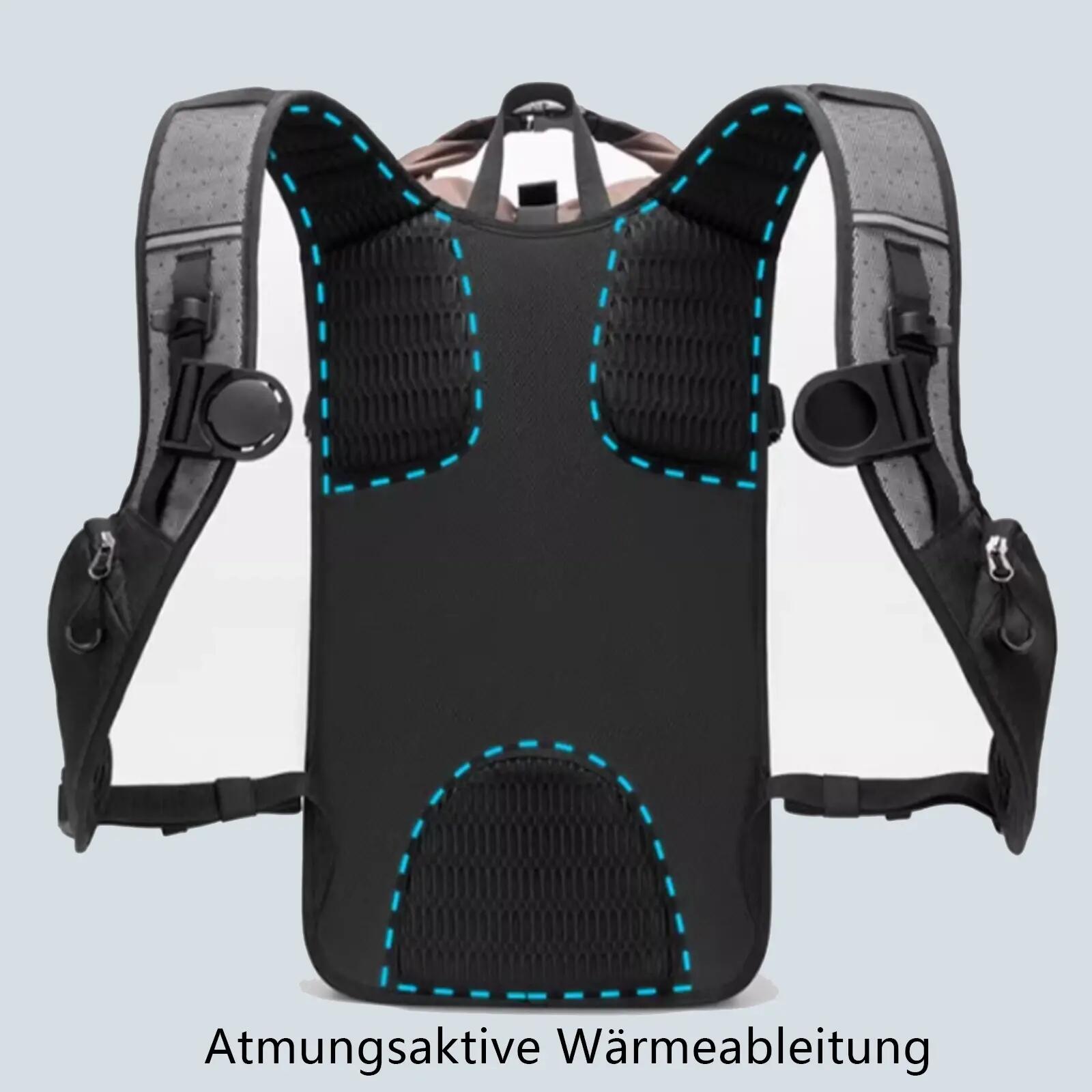 Rucksack 24L wasserabweisend 2 in 1 für Fahrrad und Wandern 4/7