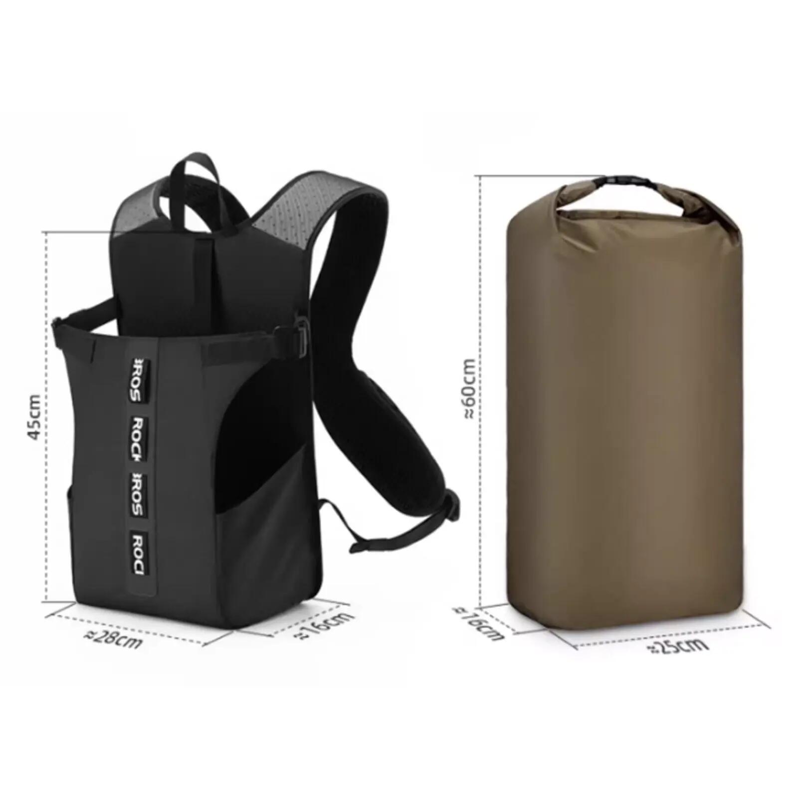 Rucksack 24L wasserabweisend 2 in 1 für Fahrrad und Wandern 2/7