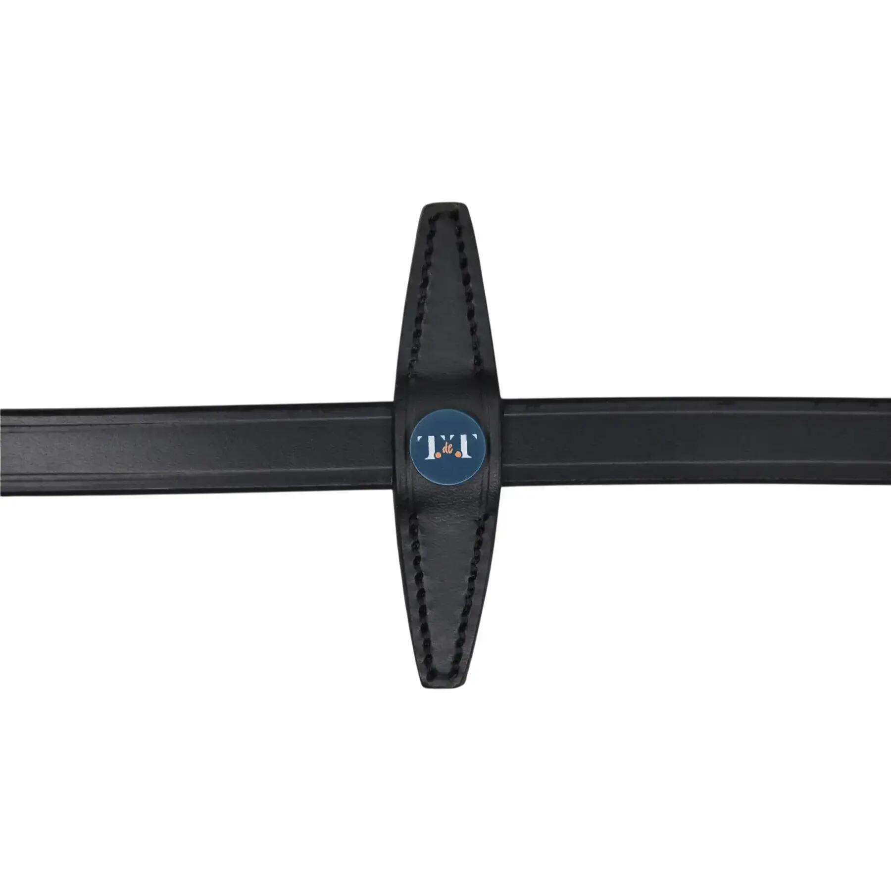 Rubber reins with micro grips for horse T de T 2/4