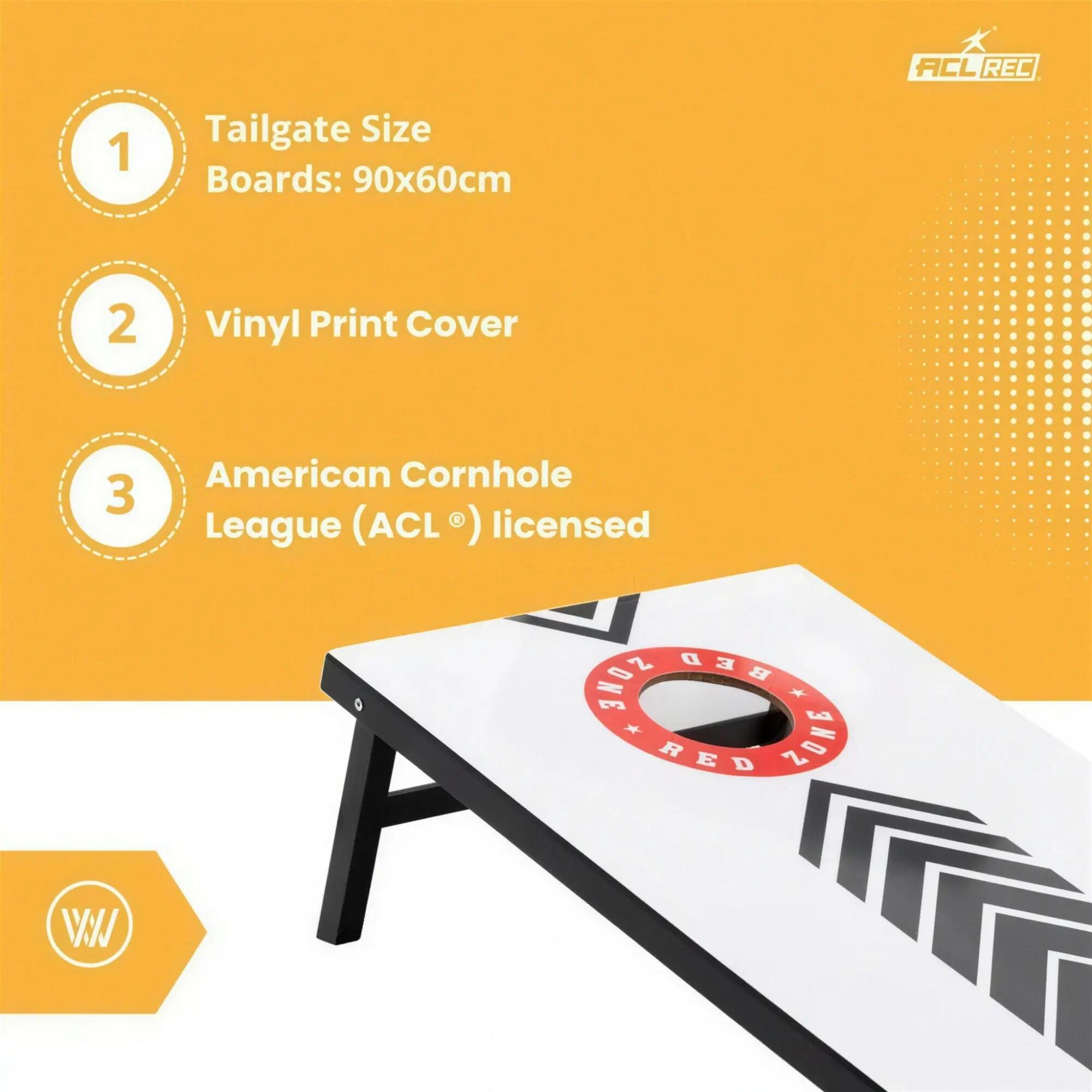 Set de Cornhole 90x60 - Inclut 2x4 sacs de Cornhole 7/12