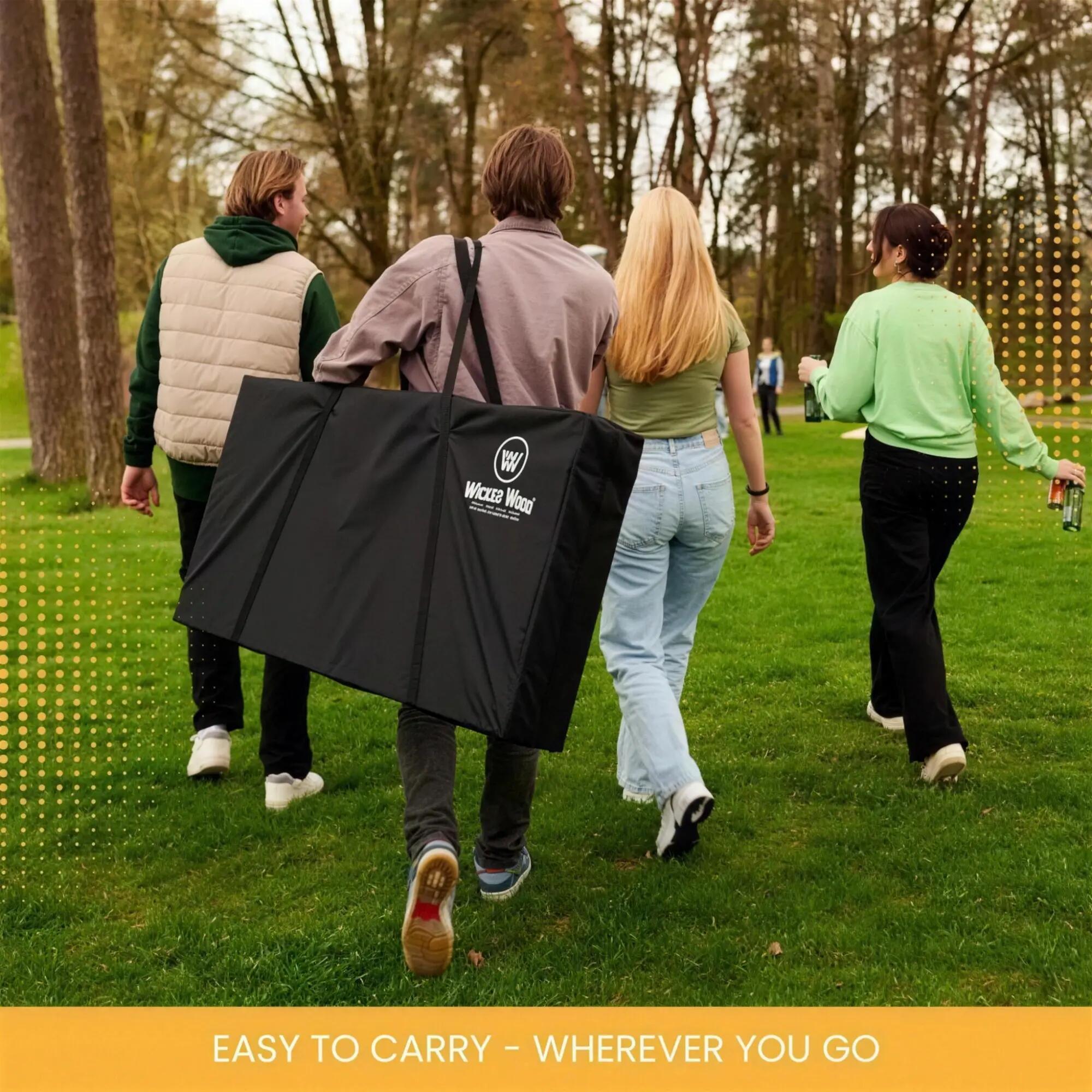 Set de Cornhole 90x60 - Inclut 2x4 sacs de Cornhole 5/12