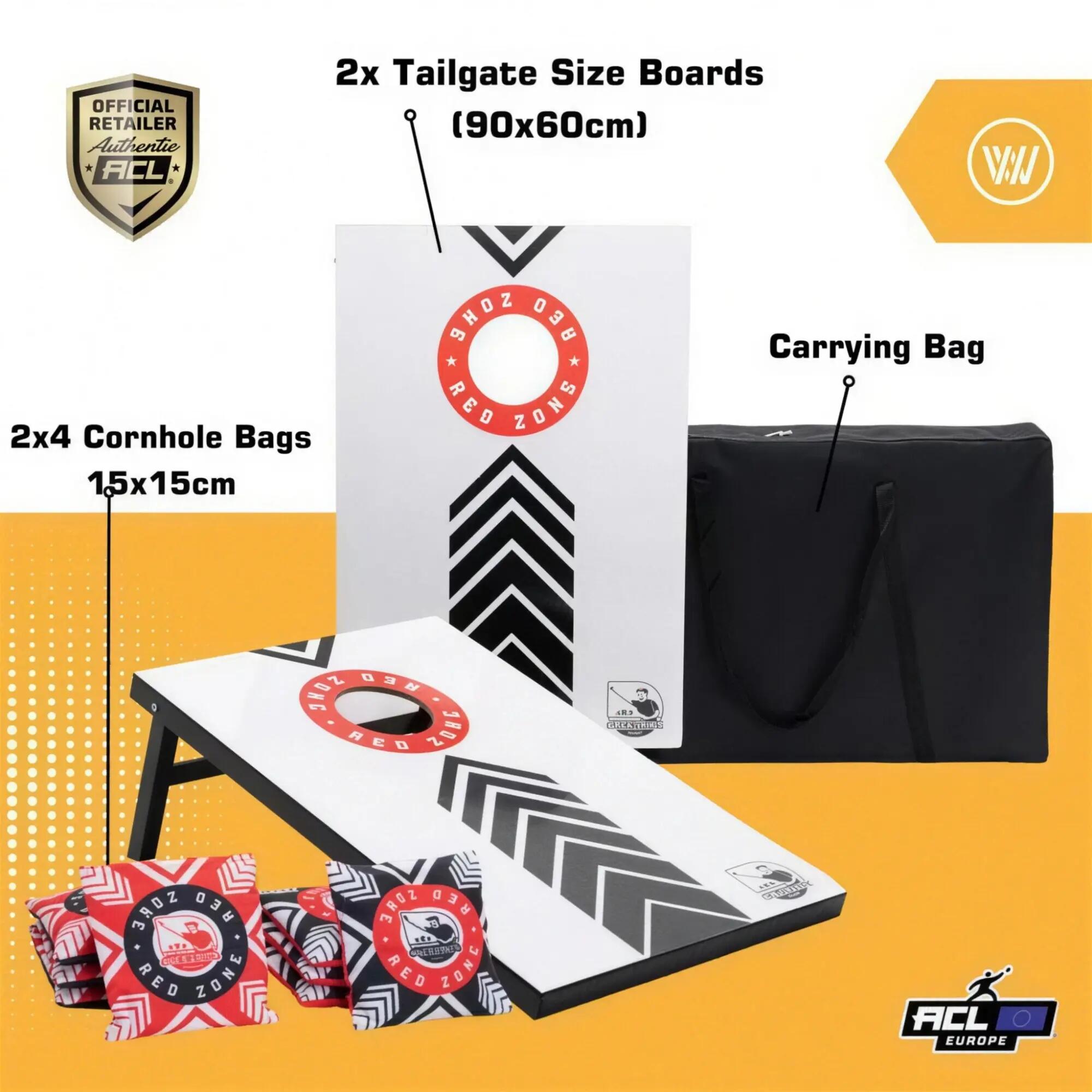 Set de Cornhole 90x60 - Inclut 2x4 sacs de Cornhole 2/12