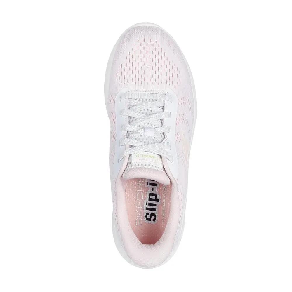 Turnschuh DAMEN Skechers Slip-ins Go Walk Now-sarahi WEISS 4/6