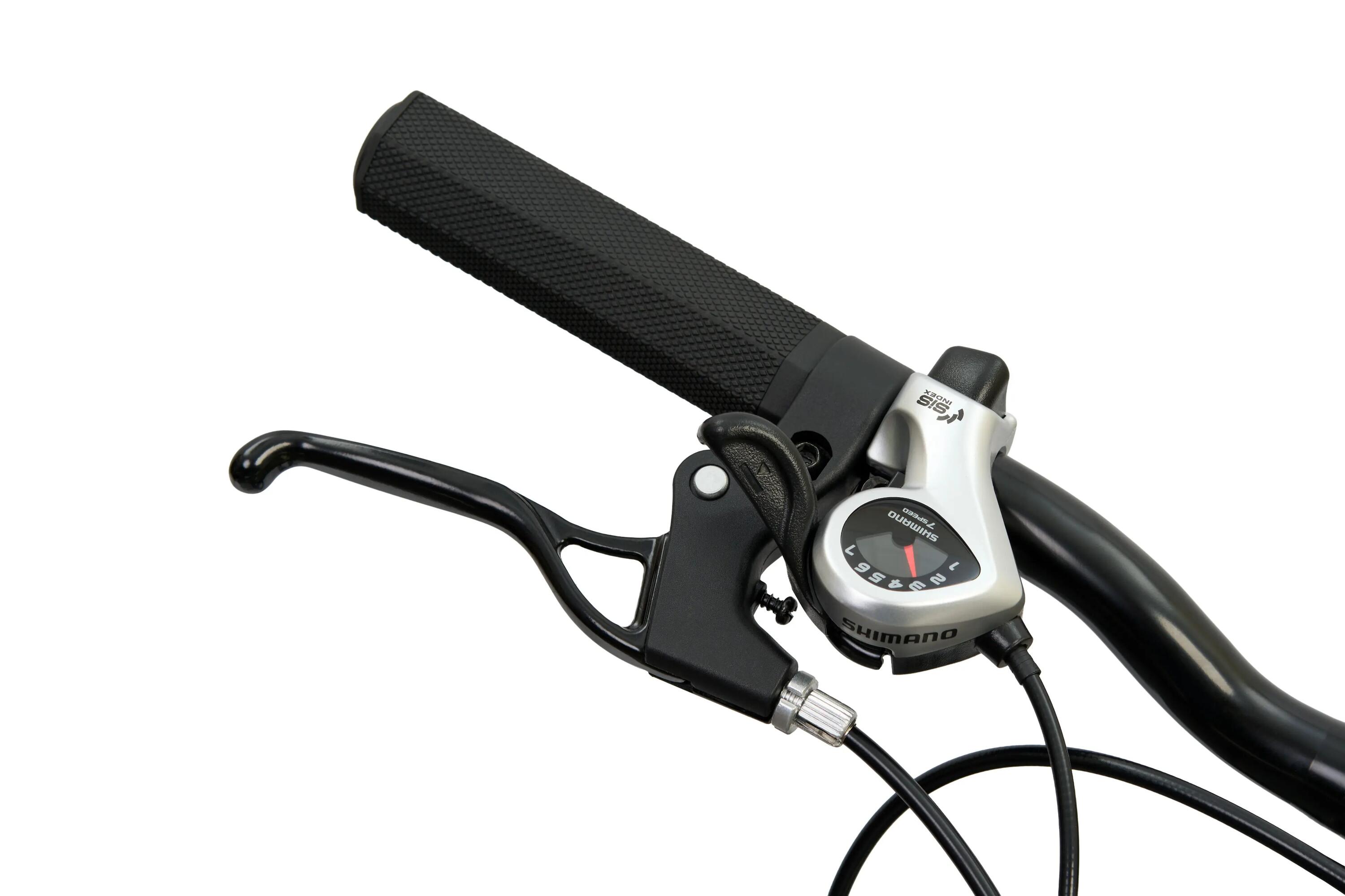Rower Górski MTB Dziecięcy DISTRICT 24" Amortyzacja 7 biegów Shimano 5/6