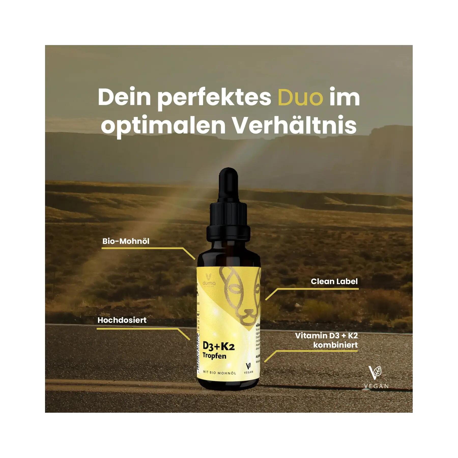 Gocce di vitamine D3 e K2 MK-7 - 30 ml 5/6