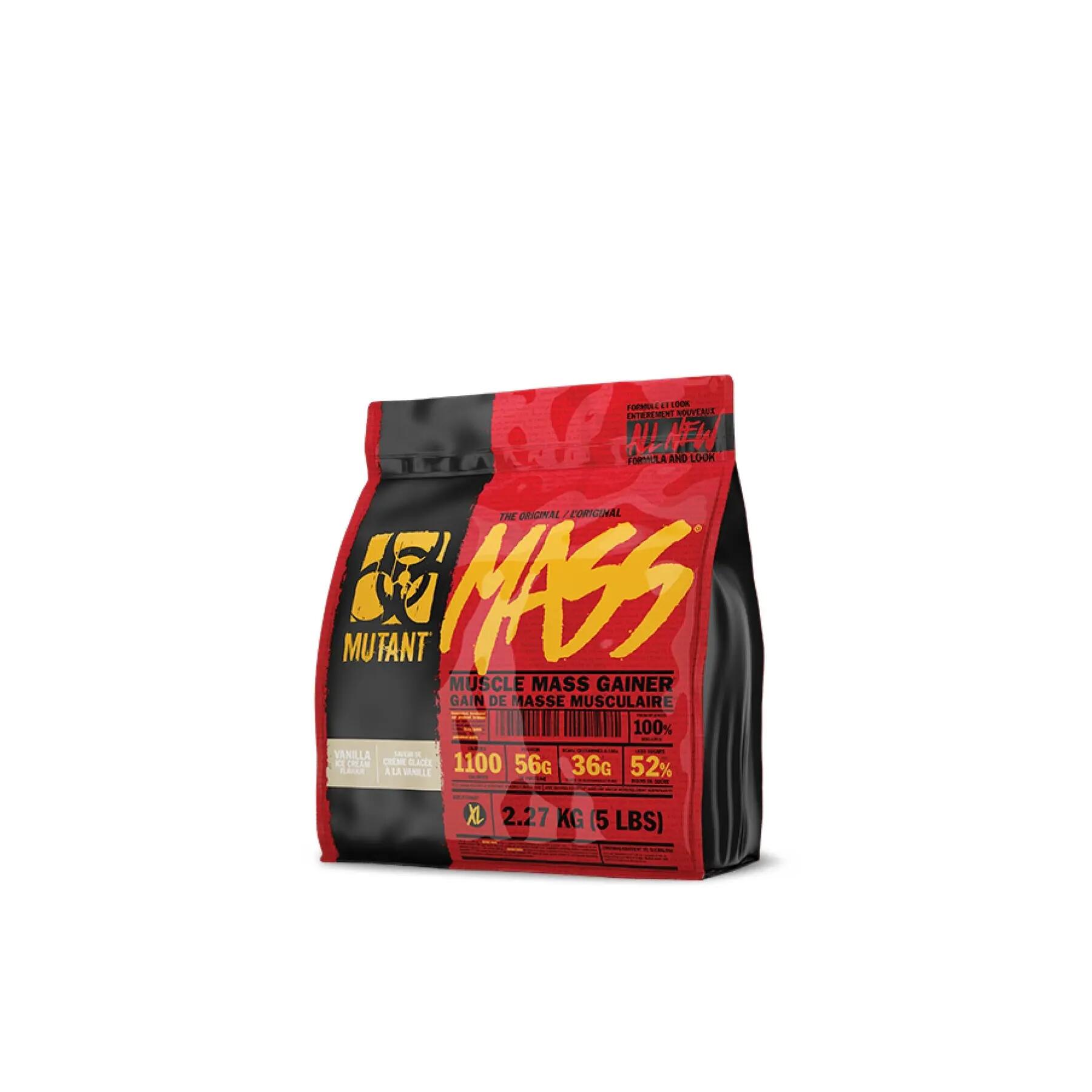 Protein-Gainer - Fitness - BCAA - Mutant Mass - Vanille 2/2