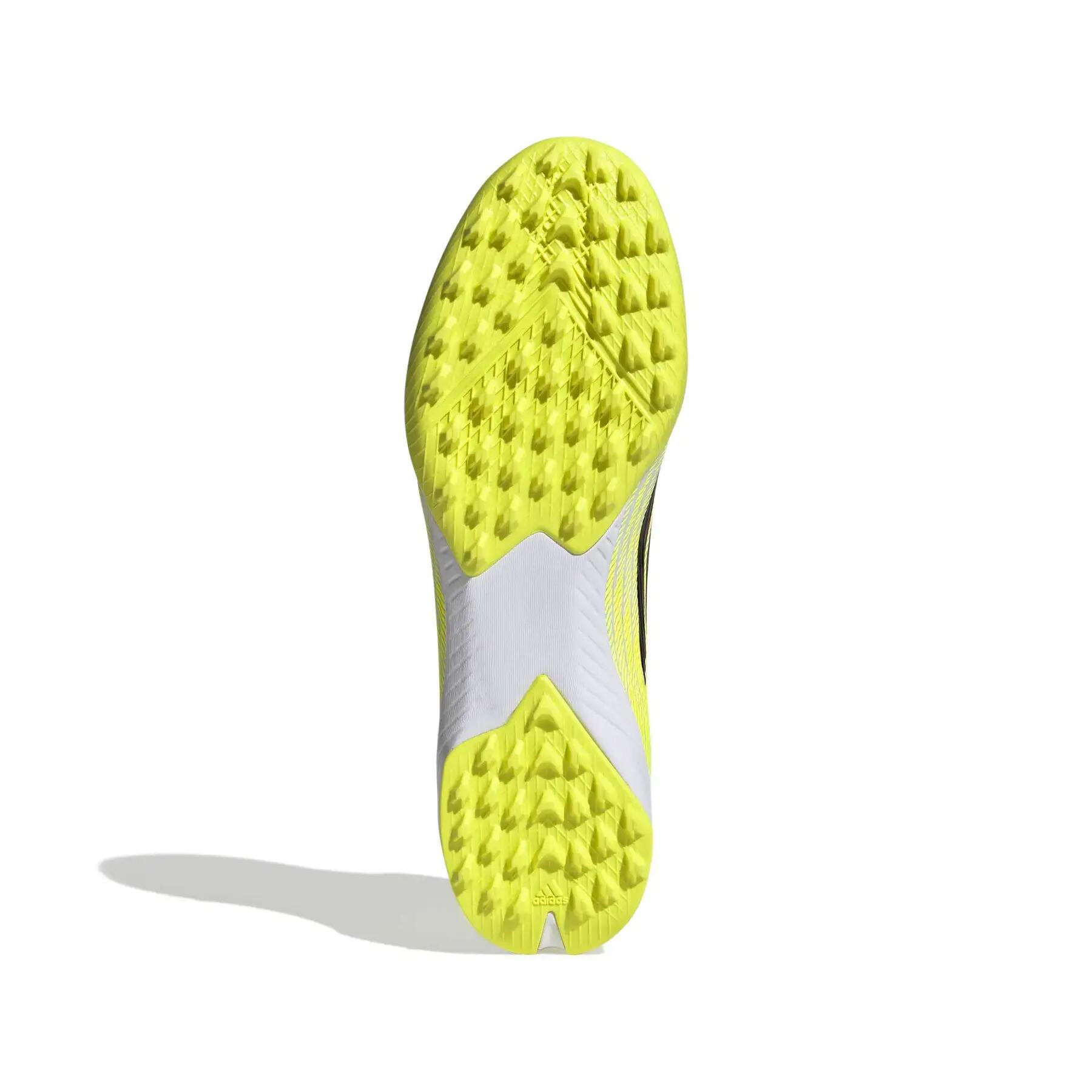 Zapatos de fútbol Adidas F50 League Mid Cut Turfs Amarillo 6/7