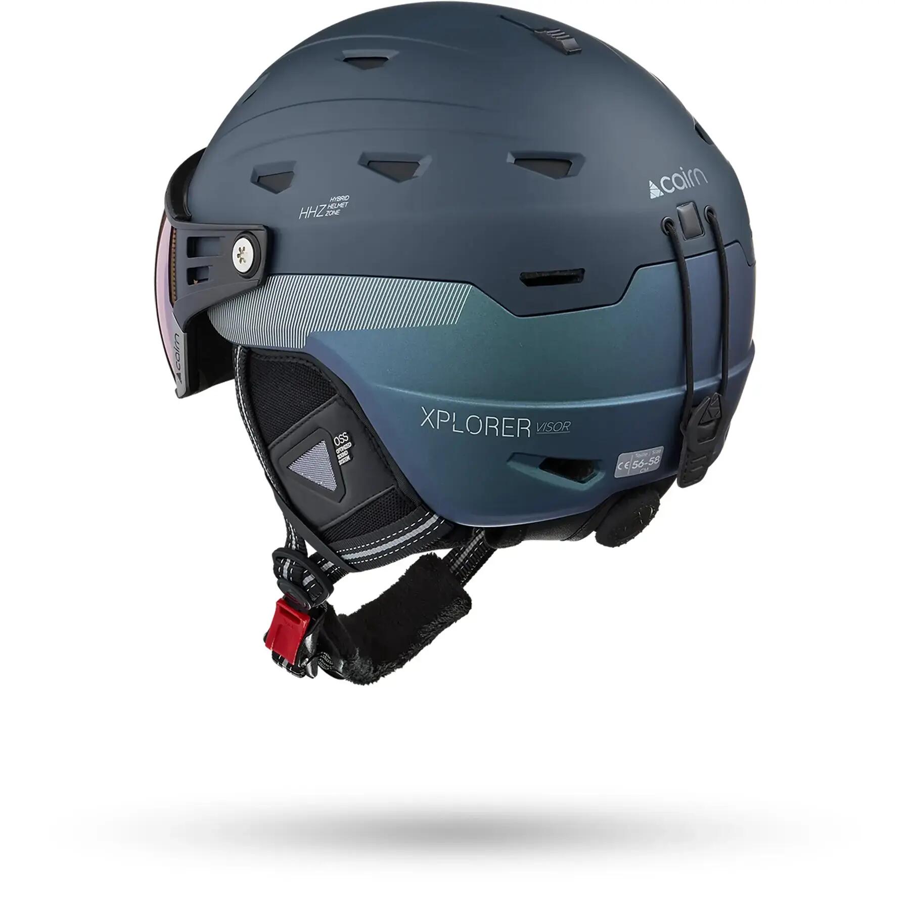 CAIRN Casque de ski XPLORER VISOR EVOLIGHT NXT® - MAT ECLIPSE 3/4