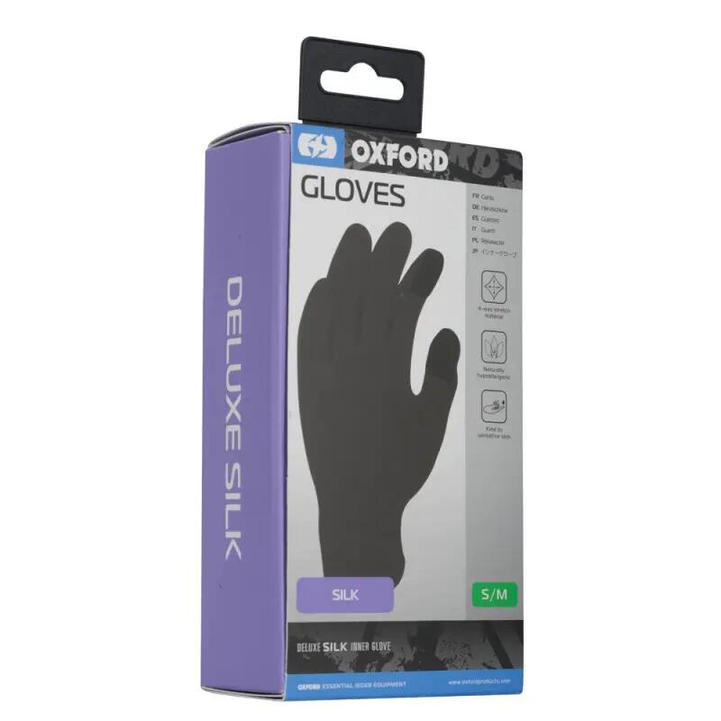 Guanti da moto in seta per la mezza stagione Oxford Deluxe 2/2