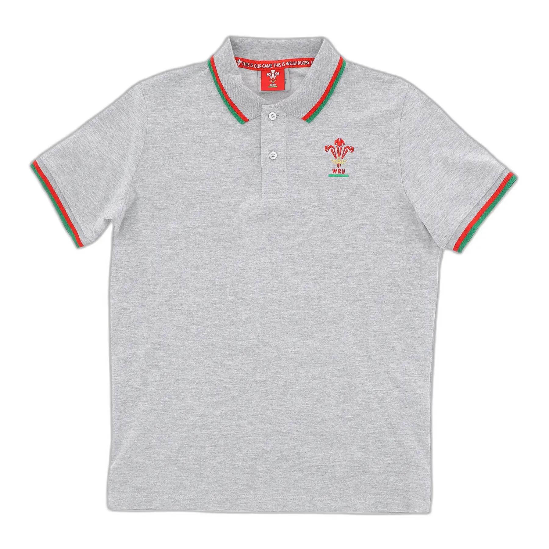 Koszulka polo dla dzieci Pays de Galles Rugby XV Merch CA LF 1/1
