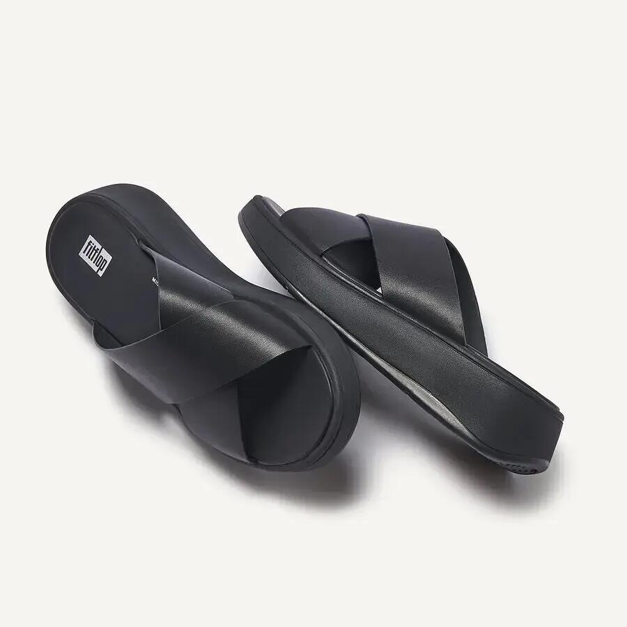 Sandales cuir femme FitFlop F-Mode Flatform 4/7