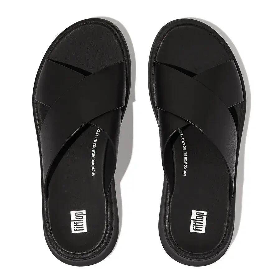 Sandales cuir femme FitFlop F-Mode Flatform 2/7