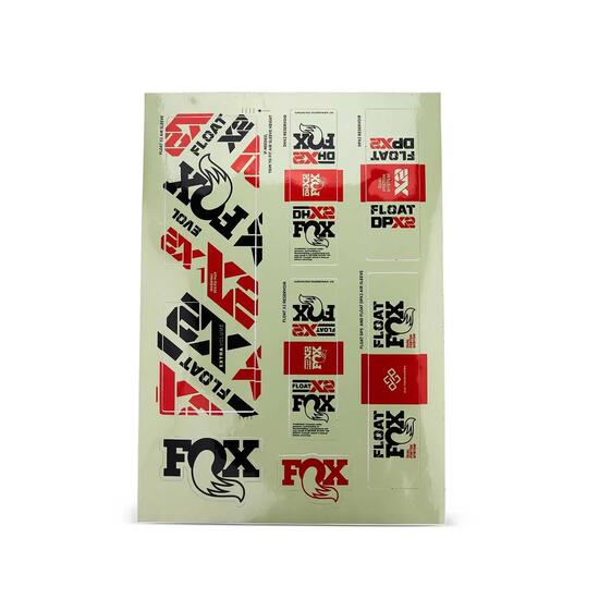 Foglietto adesivo Pistacchio Shock Fox FOX Decal 2021 AM 38 Factory