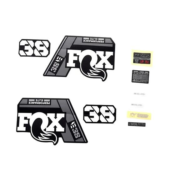 Kit de décalcomanie Fox 2021, 38, P-SE, E-Bike+, Logo, Fork