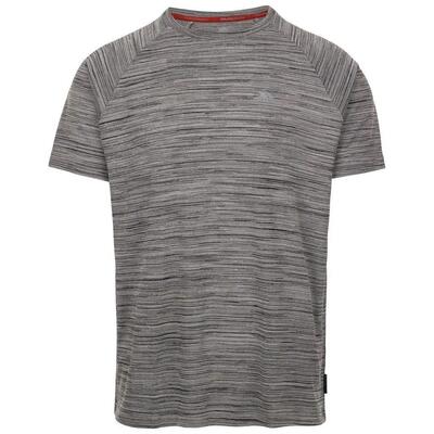 T-shirt trespass leecana man 100% polyester grijs