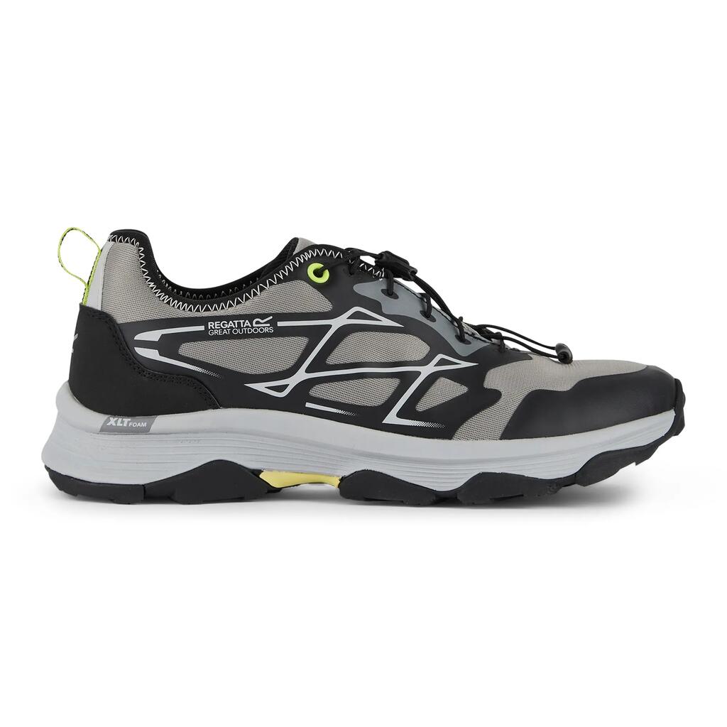Regatta Blaze Walking Shoes-Grey/Black/Lime