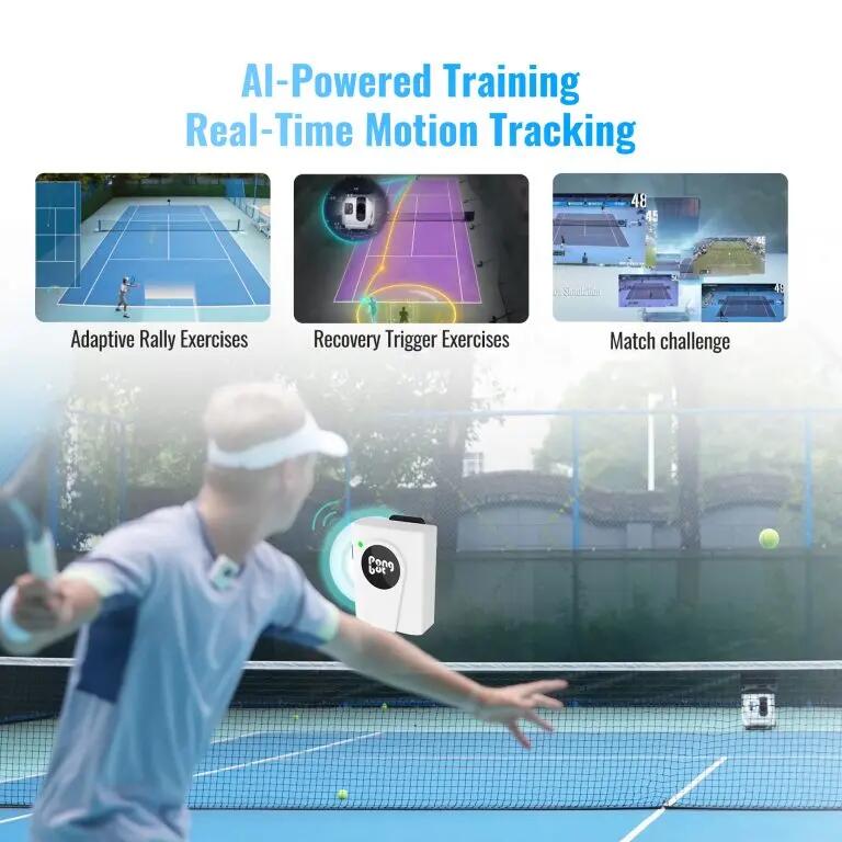 PONGBOT Pace S Pro – KI-gestützte Tennisballmaschine 5/14