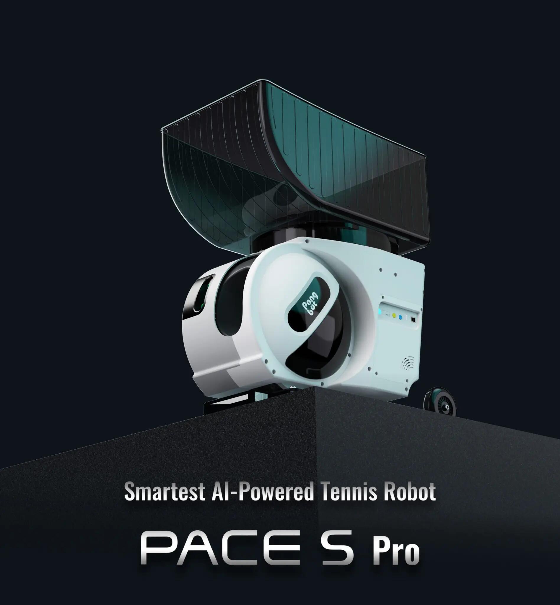PONGBOT Pace S Pro – KI-gestützte Tennisballmaschine 2/14