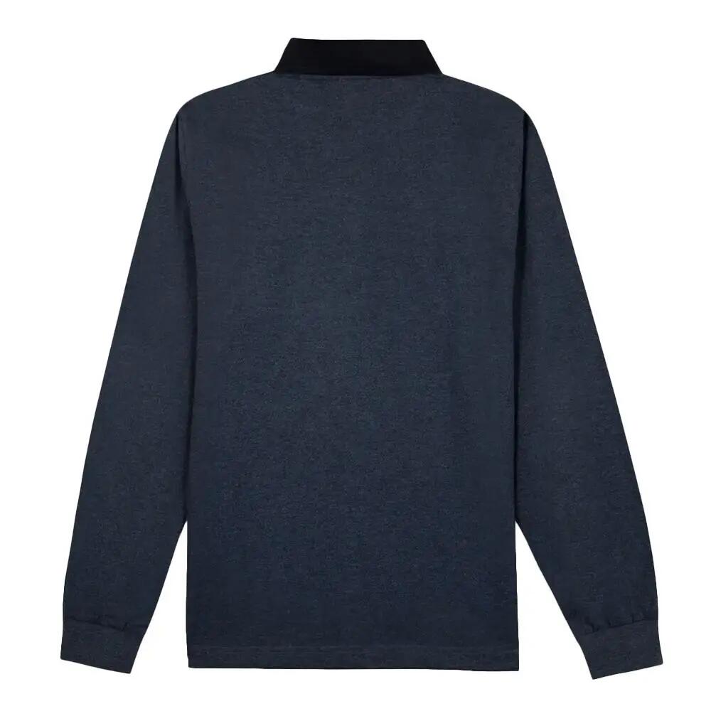 Polo manches longues homme PEKANPOL - Marine 3/5