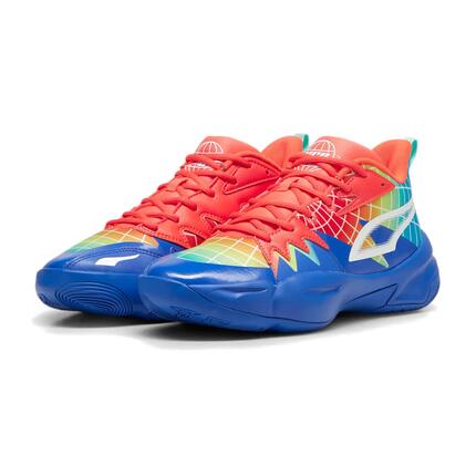 Chaussures de basket PUMA Genetics Marcus Smart Bleu/Rouge