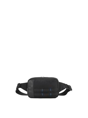 Marsupio Unisex Aoking Nero con Zip e Tracolla Regolabile