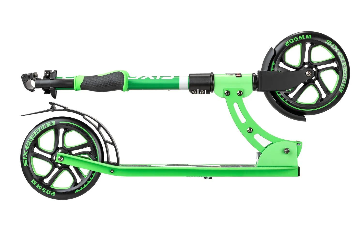 SIX DEGREES Aluminium Scooter 205 mm hellgrün 2/10