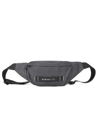 Sac Banane Aoking Unisexe Noir avec Fermeture Éclair - Bandoulière Réglable