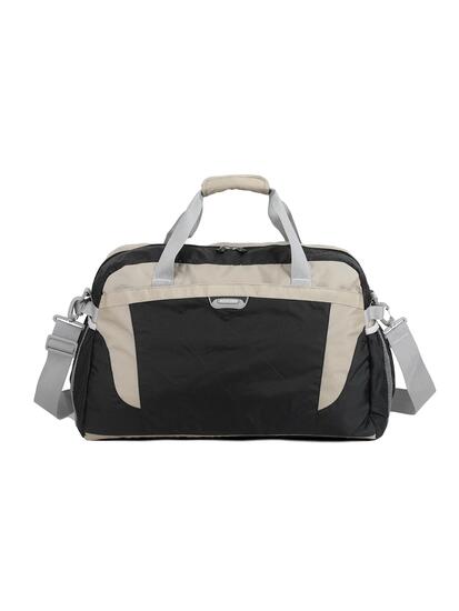 Sac de Voyage Aoking Unisexe Noir Bleu - Fermeture Zip Bandoulière Amovible
