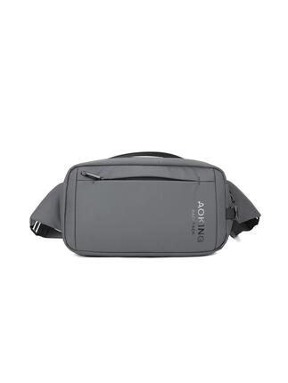 Rhys Schoudertas Unisex Zwart - Polyester met Rits