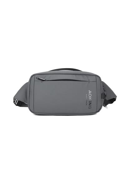 Rhys Schoudertas Unisex Zwart - Polyester met Rits