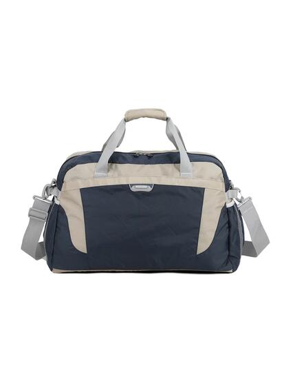 Sac de Voyage Aoking Noir et Beige avec Fermeture Éclair - 54x27x34 cm