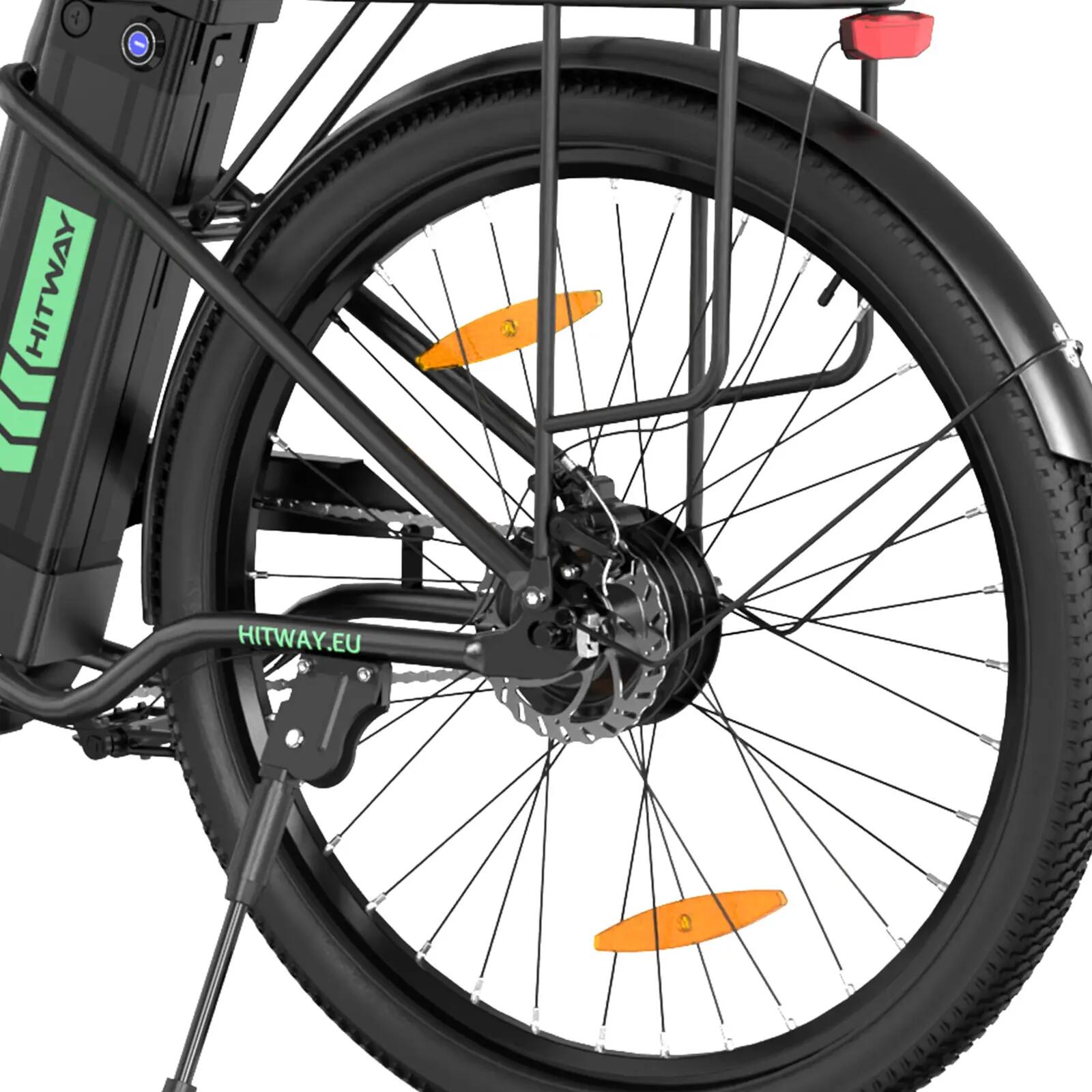 Bicicleta Eléctrica Urbana E-Bike 26" Cuadro Bajo City BK8S 6/6