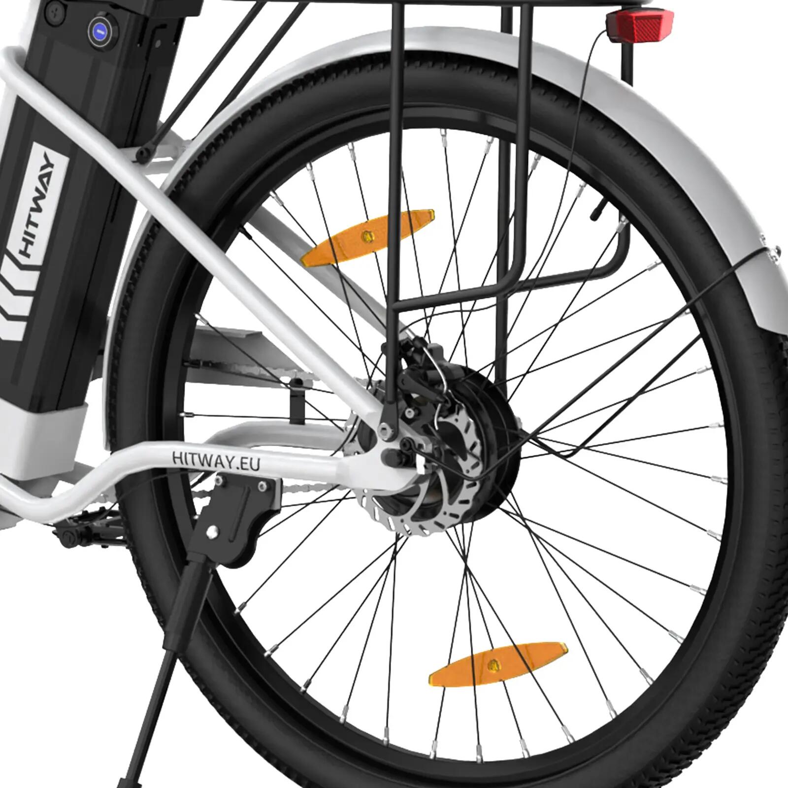 Bicicleta Elétrica Urbana E-Bike 26" Quadro Baixo City BK8S 6/6