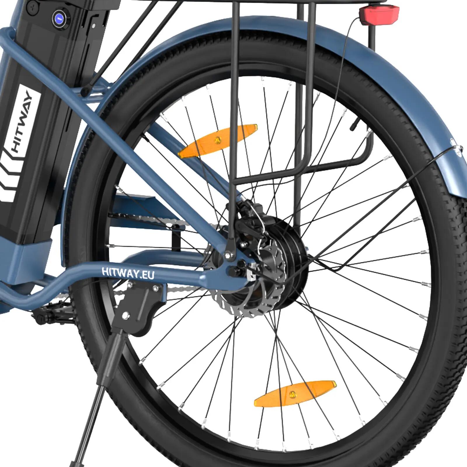 Bicicleta Eléctrica Urbana E-Bike 26" Cuadro Bajo City BK8S 6/6