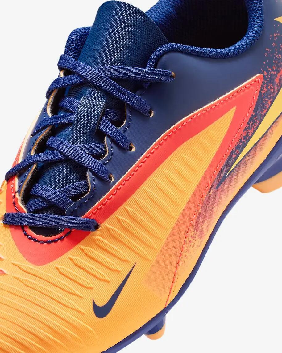 Scarpe da calcio Nike Phantom 6 Low Club Arancione/Lime/Blu 4/7