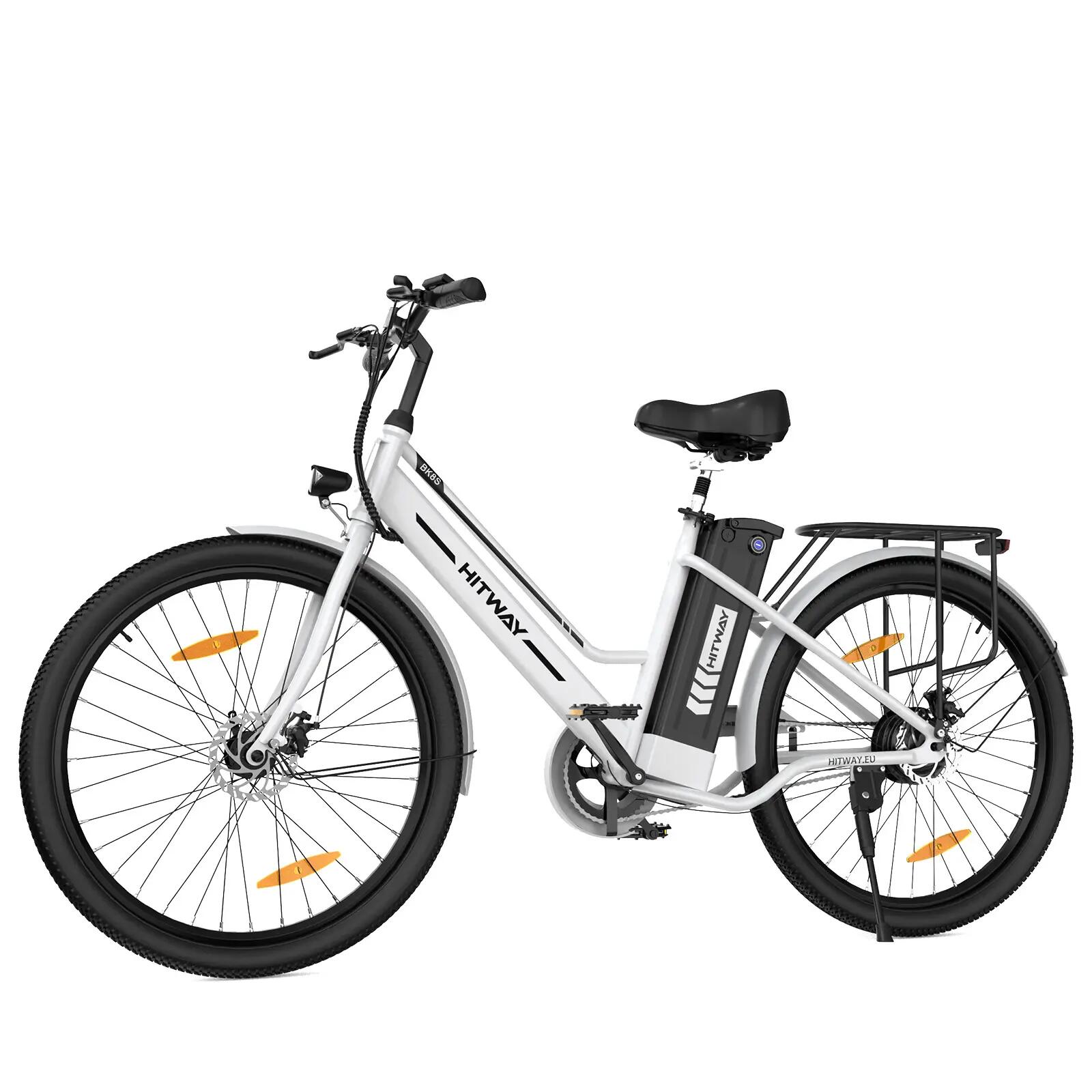 Bicicleta Elétrica Urbana E-Bike 26" Quadro Baixo City BK8S 3/6