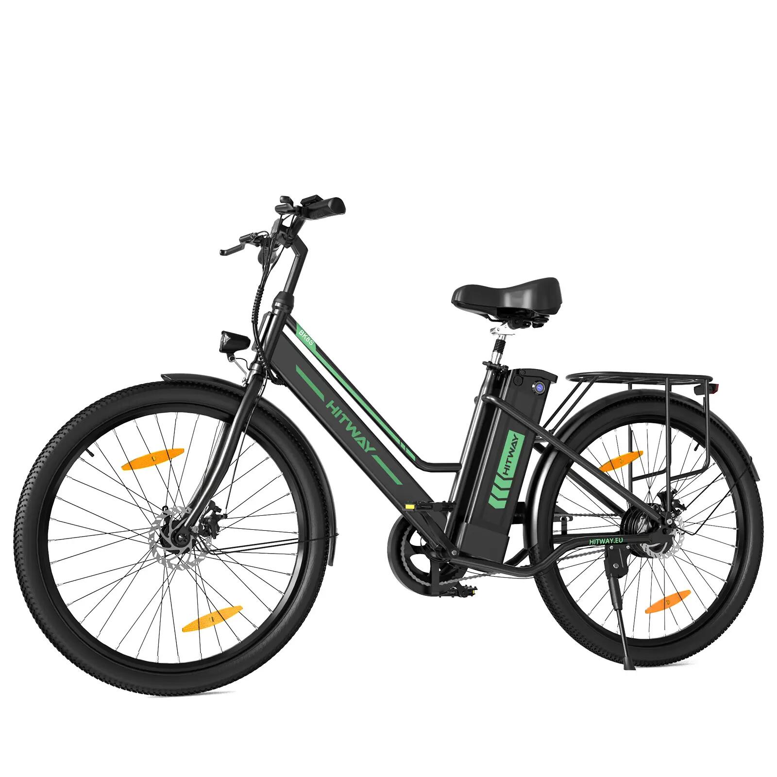 Bicicleta Eléctrica Urbana E-Bike 26" Cuadro Bajo City BK8S 3/6