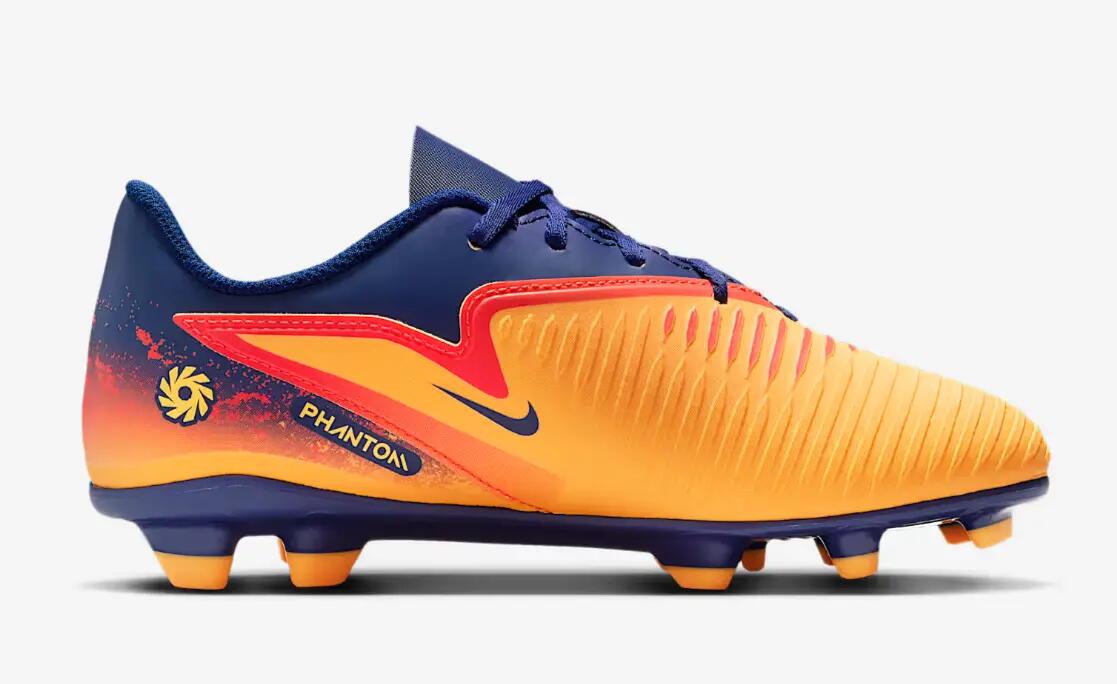 Chaussures de football NIKE Phantom 6 Low Club Laser Orange 2/7