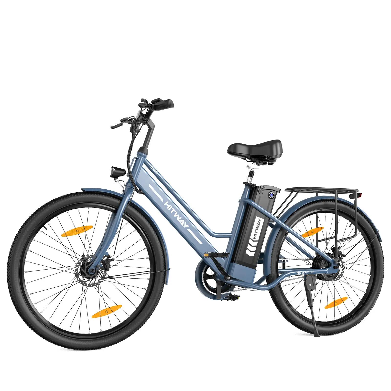 Bicicleta Eléctrica Urbana E-Bike 26" Cuadro Bajo City BK8S 3/6