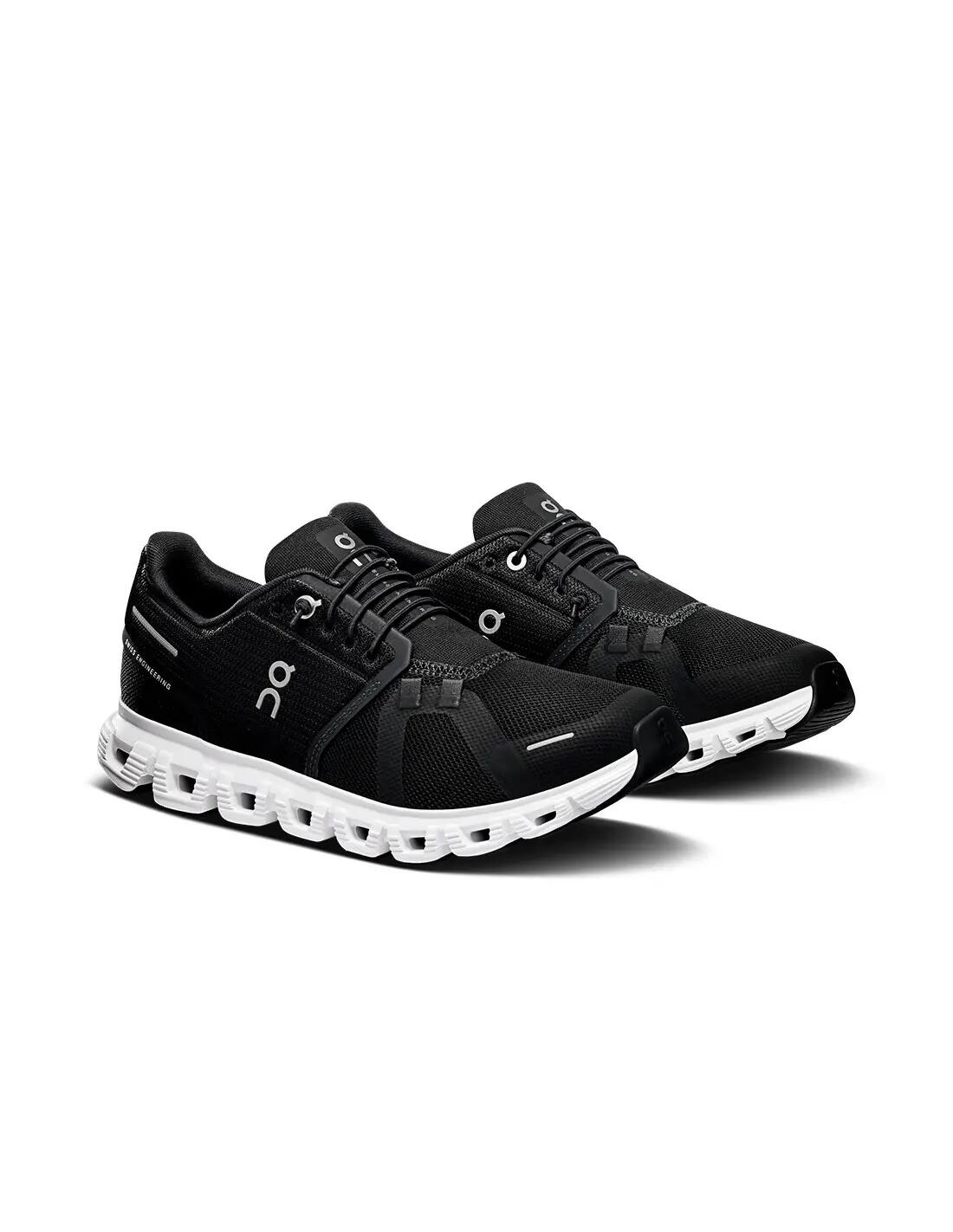 Scarpe On Running Cloud 6 Donna Nero/Bianco 3/7