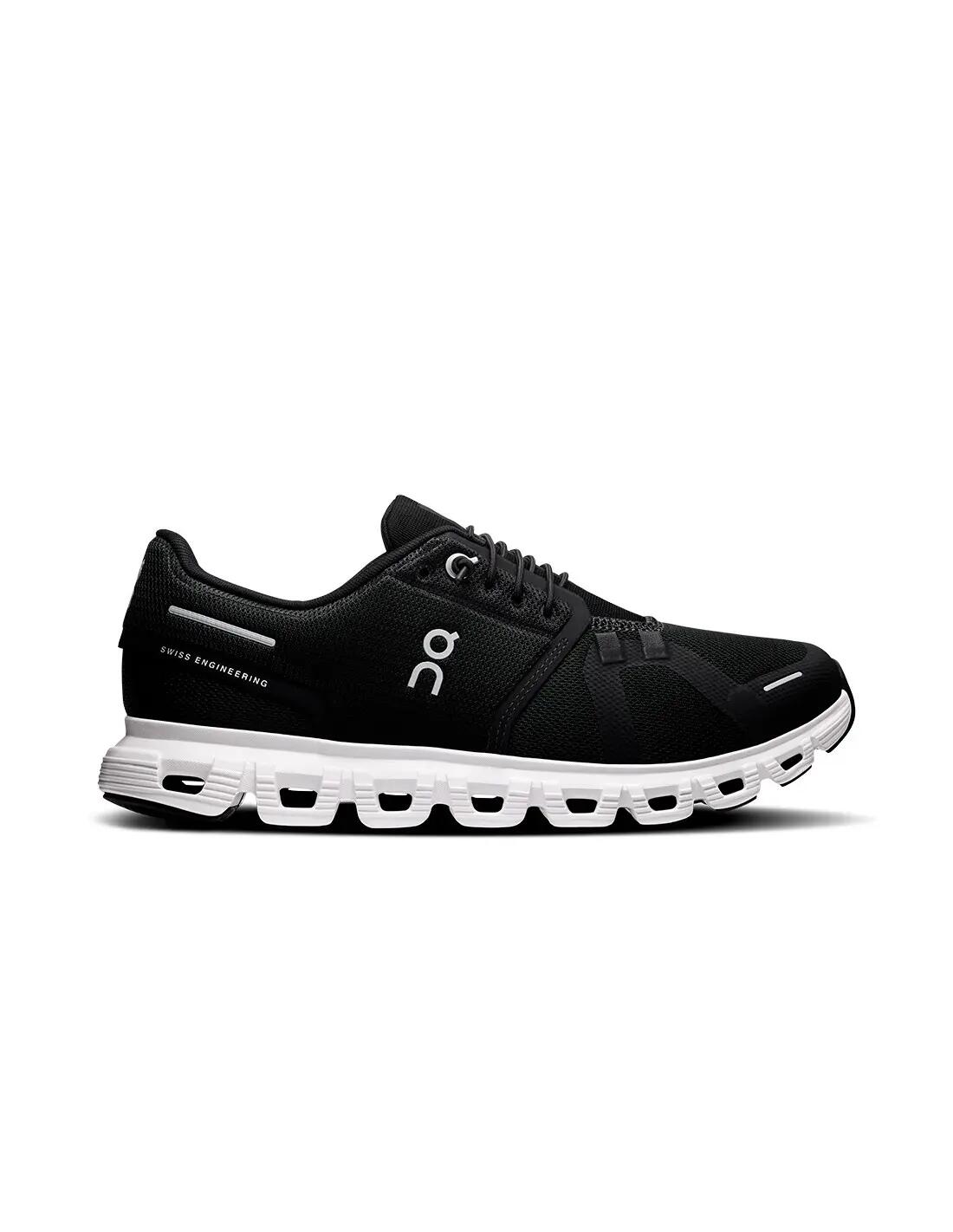 Scarpe On Running Cloud 6 Donna Nero/Bianco 2/7