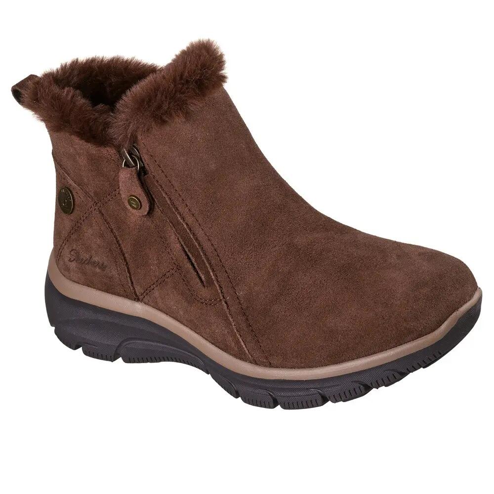 Botines Skechers Mujer Easy Going - High Zip 2 marrones 5/7