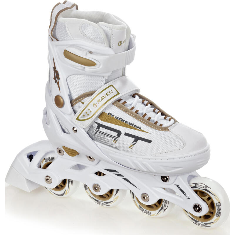 Inline skates verstelbare Raven Profession Wit/Goud