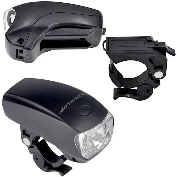 Zestaw lamp rowerowych LED Dunlop LED przód i tył 4/7
