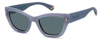 Lunettes de soleil Polaroid PLD 6237/S/X femme bleu œil de chat