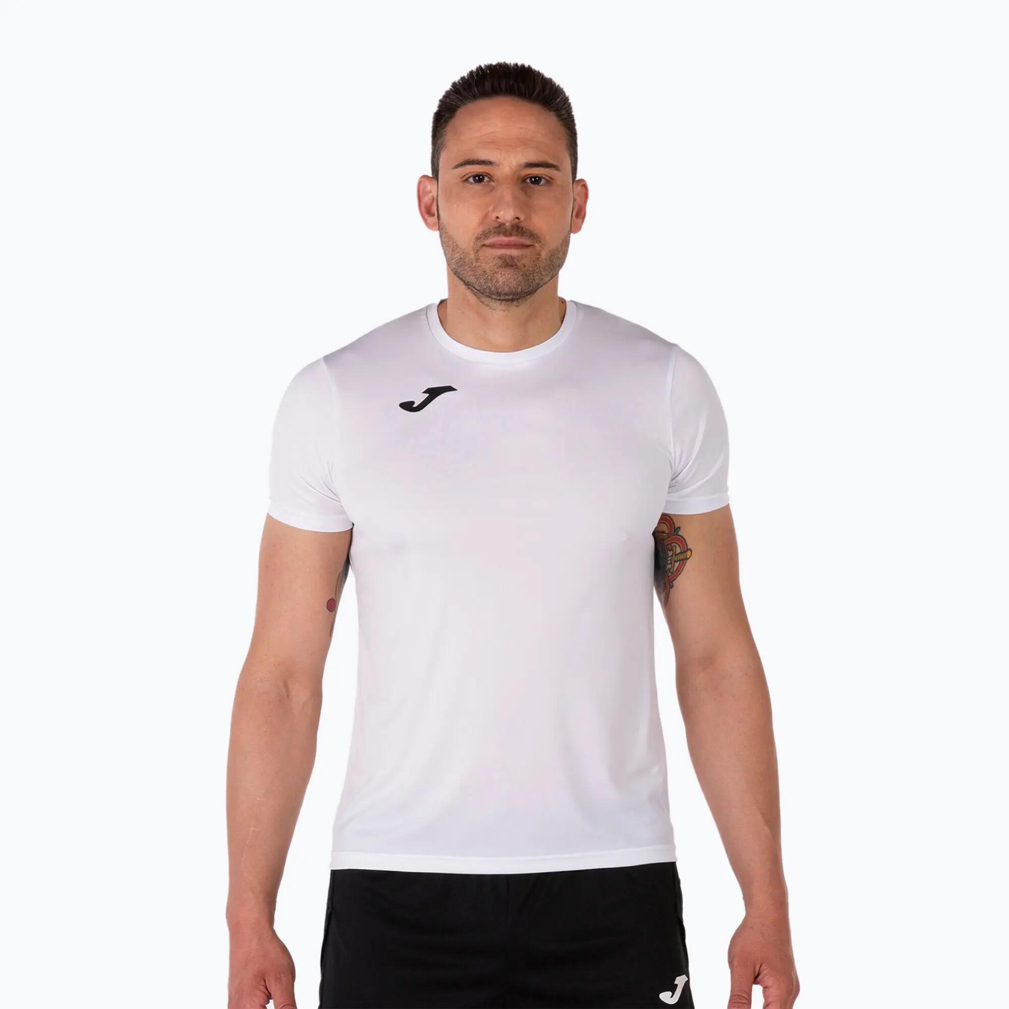Maillot Manches Courtes Running Homme Joma Record II Blanc 2/5